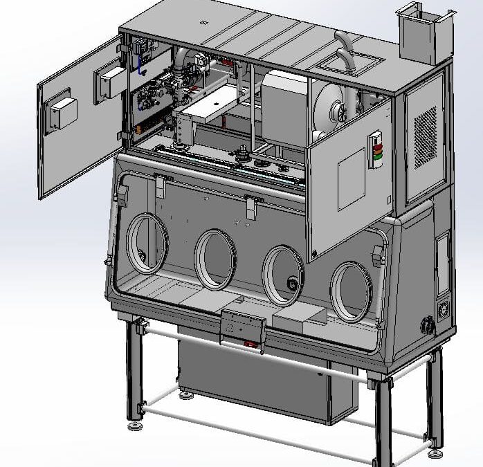 A new isolator is in process in our EREA PHARMA workshop.