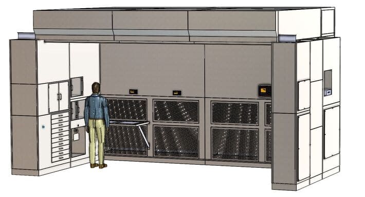 Work continues on our new weighing station at EREA PHARMA workshop