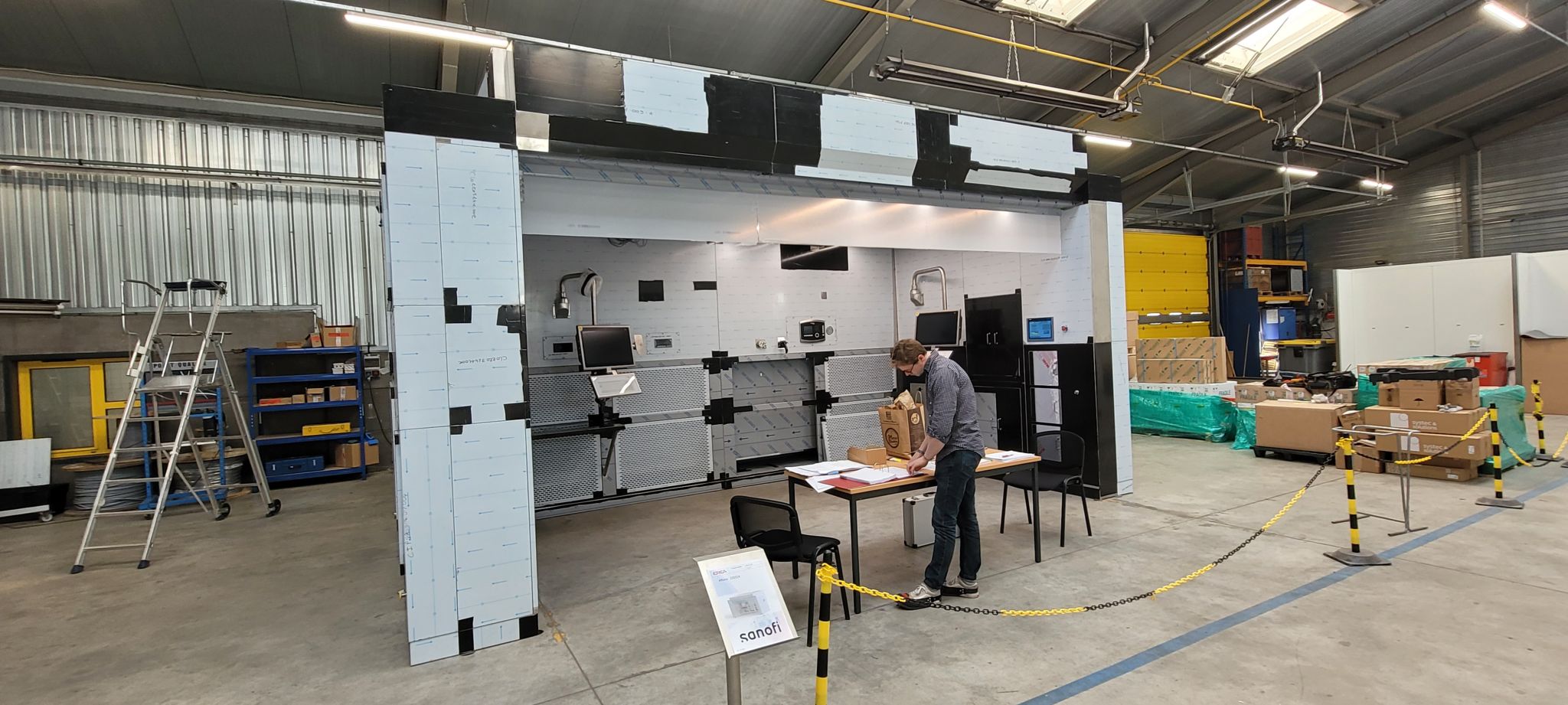 FAT (Factory Acceptance Test) in progress today at our EREA PHARMA workshop