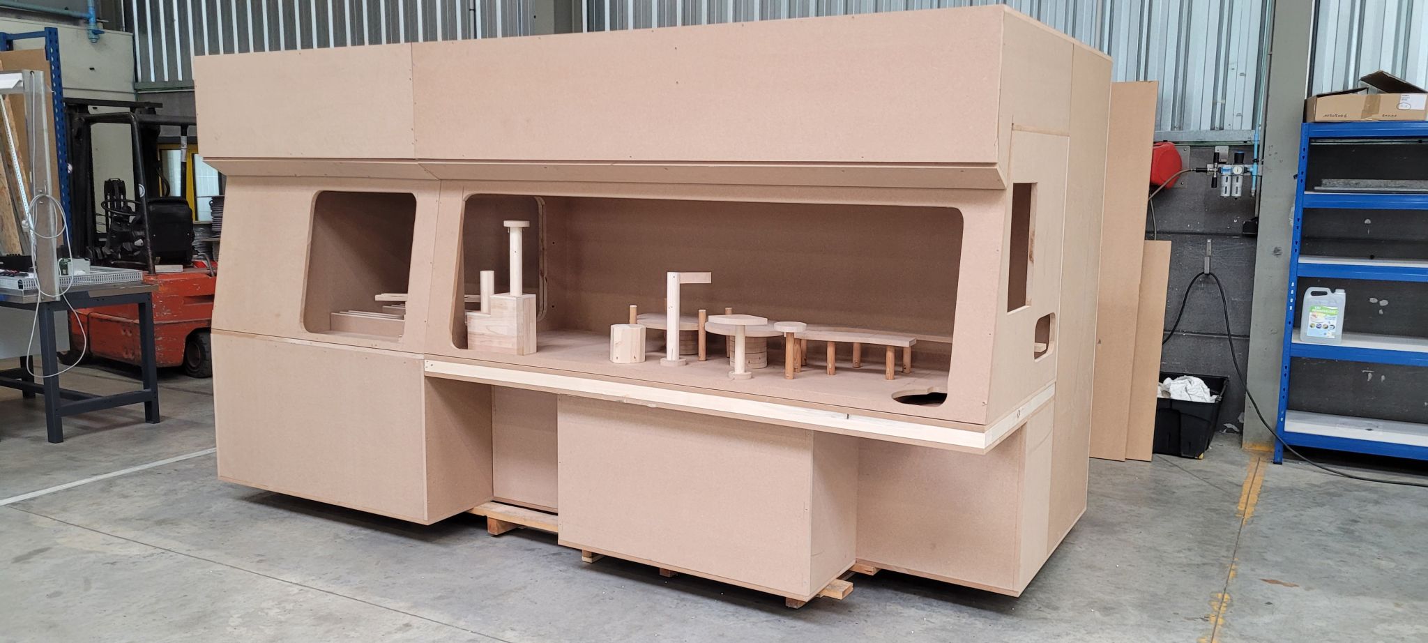 New equipment in process in our workshops  