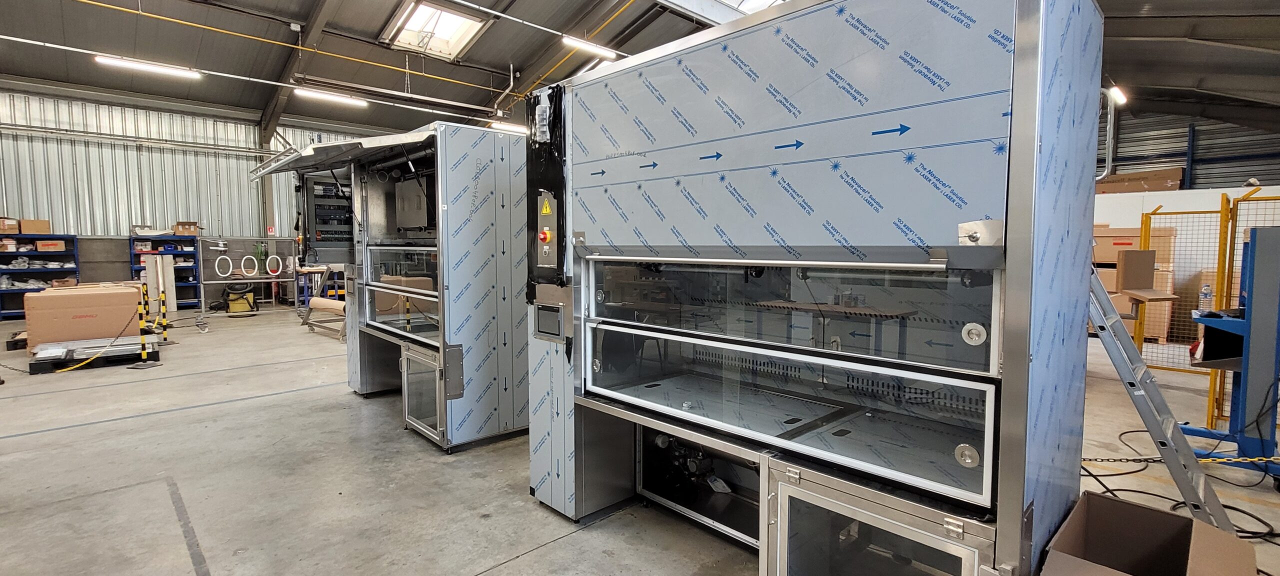 Departure of 2 Bio-safety Cabinets