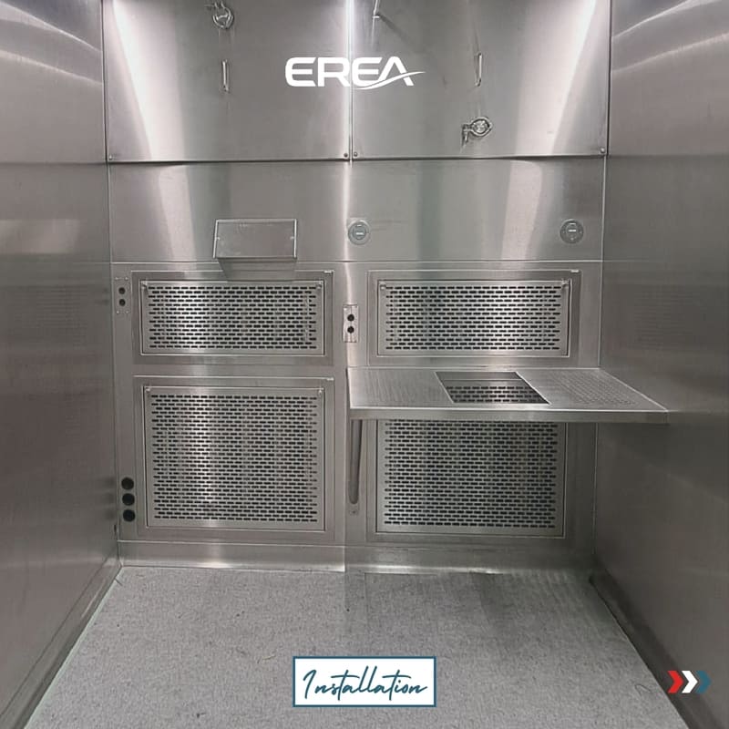 Installation – Weighing Booth