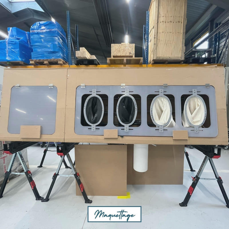 Mock-Up – Sterility Testing Isolator